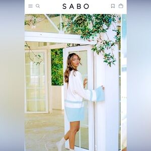 Sabo Skirt | Mersy Knit Romper; Size: XS